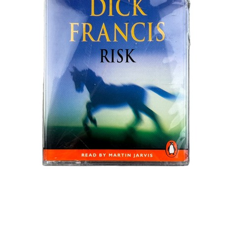 Audiobook Tape Cassette Dick Francis Risk Penguin Audio Book Sealed - Picture 3 of 12