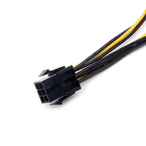 PC PCIe 6pin Female to 3 Molex IDE 4pin Graphic Card Power Supply Splitter Cable - Picture 5 of 5