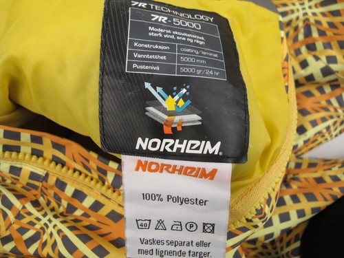 NORHEIM KIDS 12 YEARS OLD Yellow Ski Pant Trousers 7 R Technology Waterproof - Picture 20 of 24