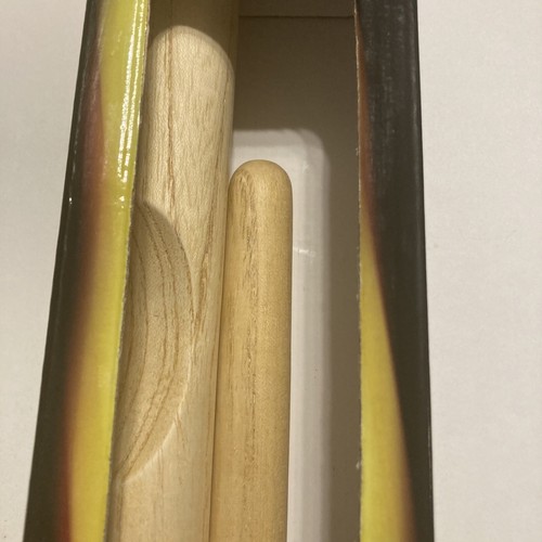 New In The Box Club Salsa Reso Clave Wooden Percussion Set - Picture 6 of 12