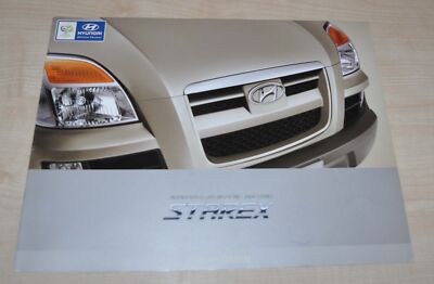 2004 Hyundai Starex Van Korean Brochure Prospekt