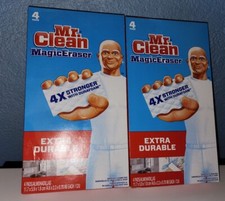 2 PACKS OF Mr. Clean Magic Eraser Extra Durable Cleaning Pads.  4 Ct Each