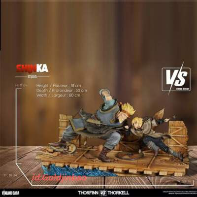 Shinka Studio VINLAND SAGA Thorfinn Karlsefni Resin Statue Pre-order VS Thorkell