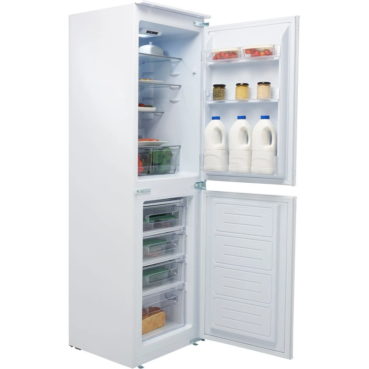 Candy white fridge online freezer