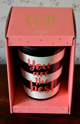 Depesche INSULATING CUP in cardboard box, 350 ml, ''YOU ARE THE BEST'', new