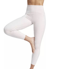 Adidas adidas All Me Luxe Hose 7/8 color is PUTTY MAUVE, Size Large, NWT