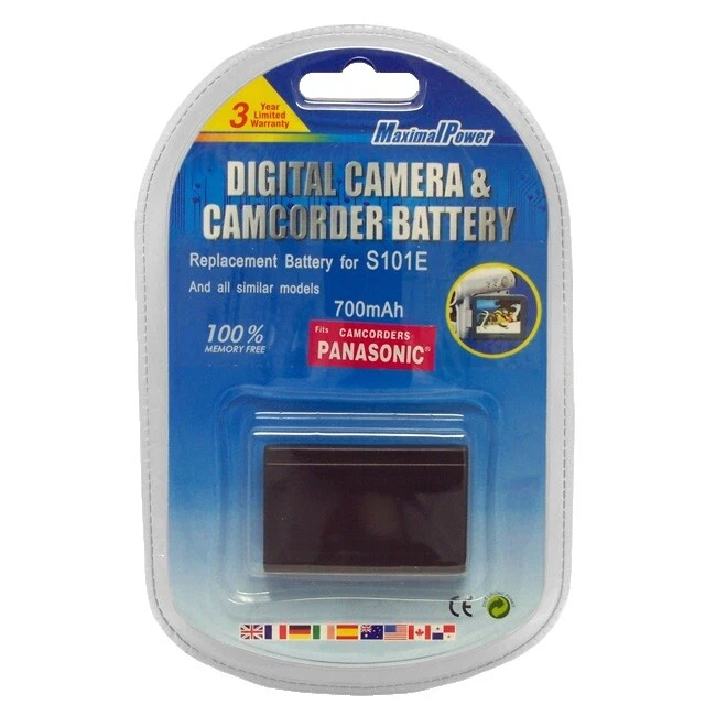 Baterías De Cámaras para 500-999 mAh Panasonic LUMIX