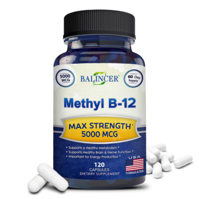 Methyl B-12 5000 MCG Fast Dissolve - Brain and Nervous System Support 