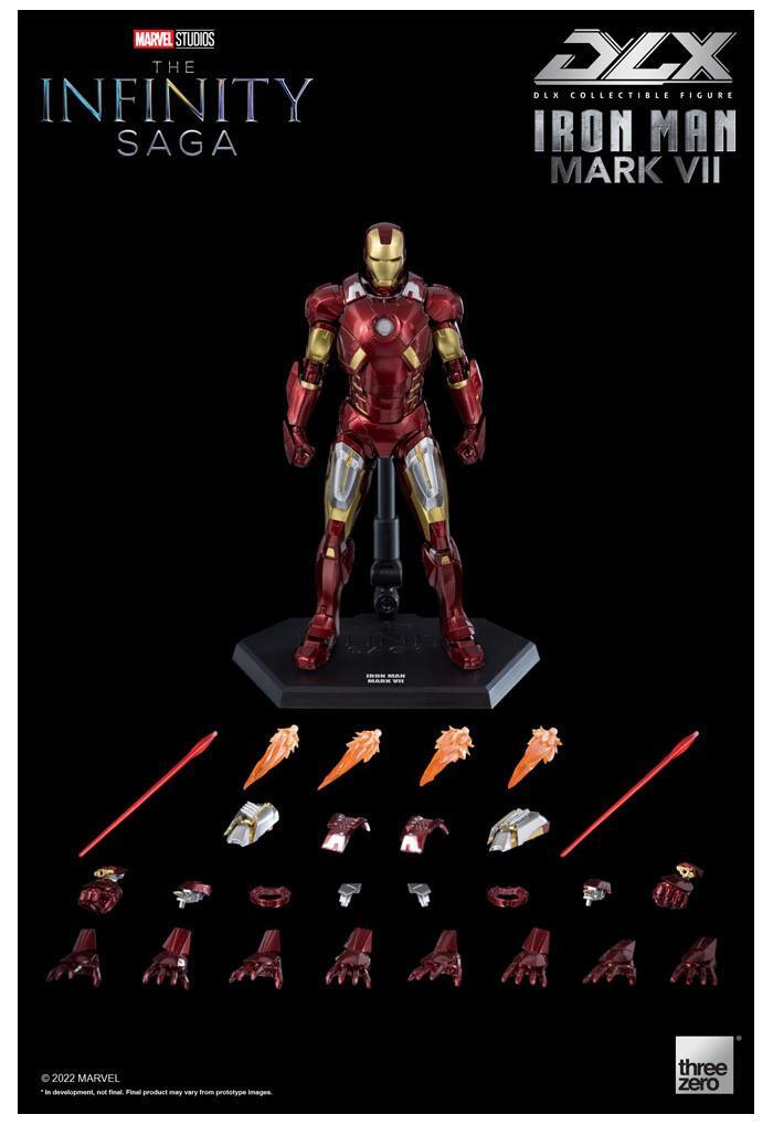 MARVEL - The Infinity Saga - Iron Man Mark 7 1/12 DLX Action