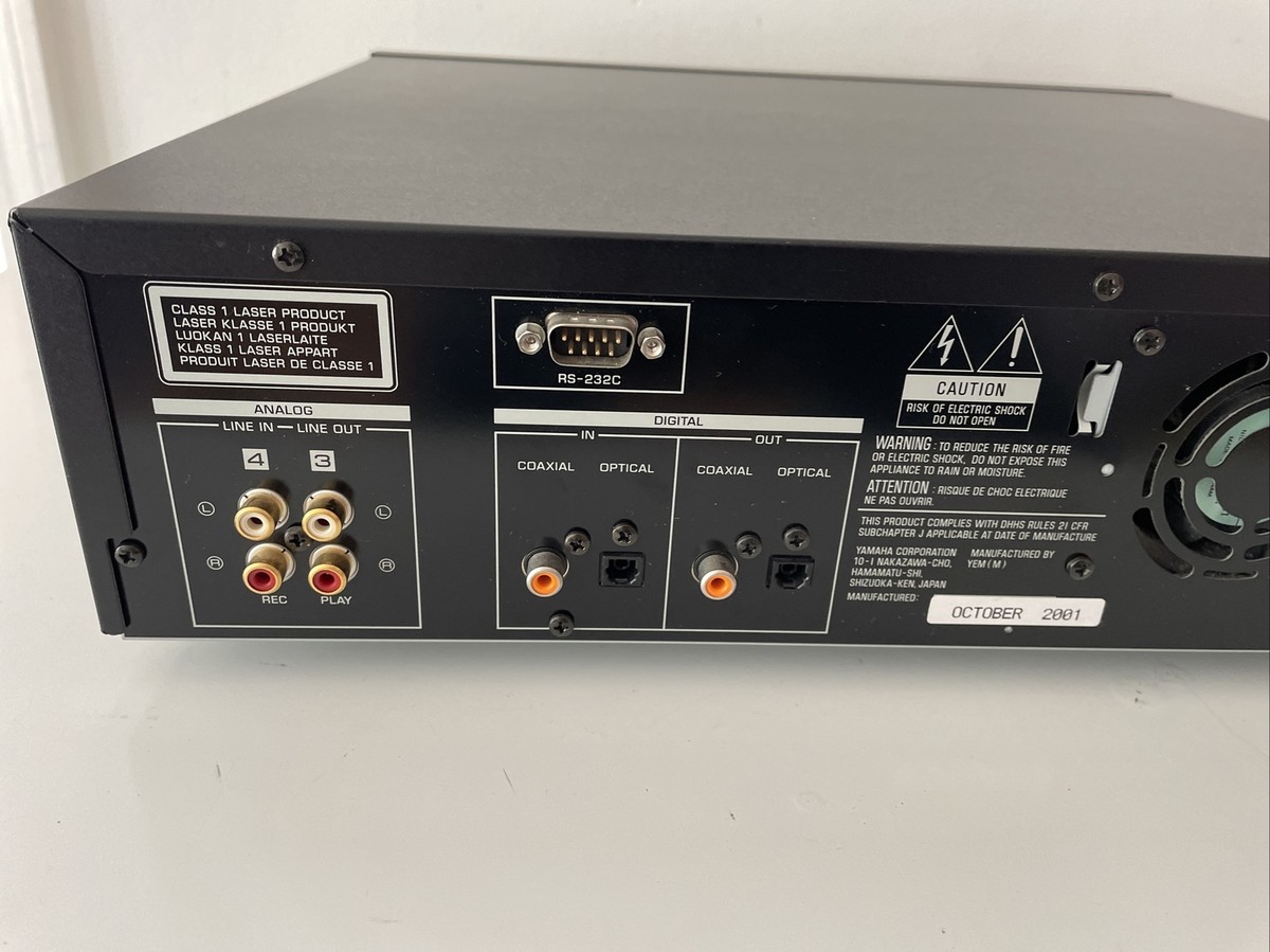 Yamaha CDR-HD1000 HDD/CD Recorder Black | eBay