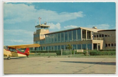 St Joseph County Airport Plane Bendix Field South Bend Indiana postcard ...