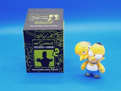 Kidrobot Simpsons Treehouse Of Horror Series2 Homer Mr Burns Two Headed OpenBox.