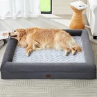 Large Orthopedic Dog Bed, Waterproof XL Couch with Washable Cover, Anti-Slip