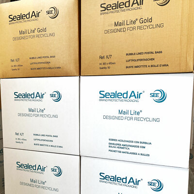 PADDED BUBBLE LINED ENVELOPES / BAGS / MAILERS - GOLD - ALL SIZES - Foto 4