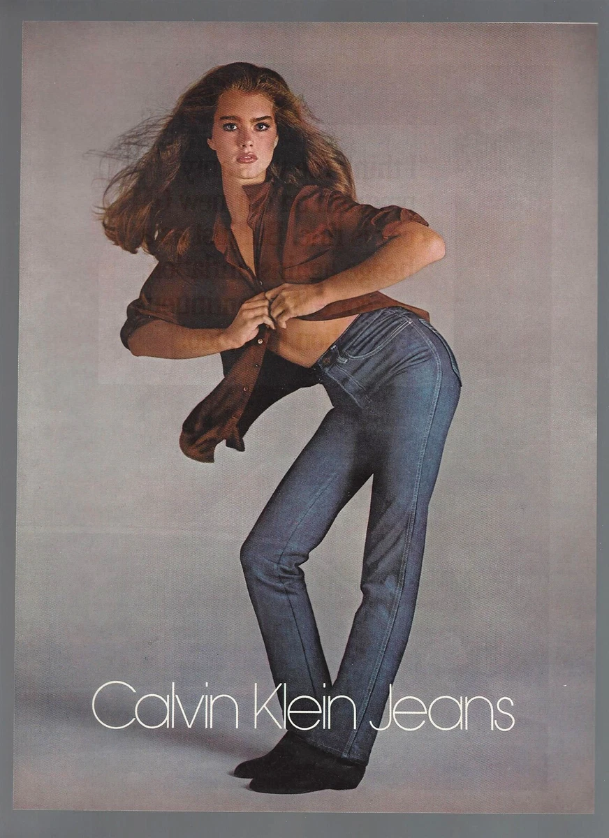 Brooke shields calvin sale klein jeans ad