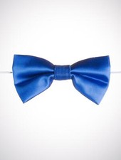 Boys Royal Blue Elasticated Dickie Bow Tie Page Boy Wedding Prom Dickie Bows