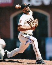 WILLIAMS JEREZ  SAN FRANCISCO GIANTS   ACTION SIGNED 8x10