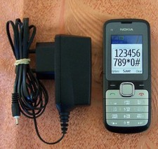 Nokia C Series C1-01 telefono cellulare semplice con font grande CONDIZIONE GΟΟD-ΝΟ 02 03