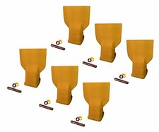 6 - Caterpillar J350 Style Bucket Flare Dirt Teeth w pins - 8J-3350 , 107-3350