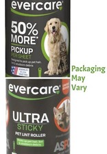 Evercare Ultra Sticky Pet Lint Roller, 100 Clean Tear Sheets