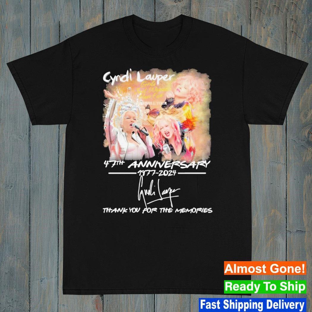 シンディローパー フェアウェルツアー公式Tシャツ M（シンディ