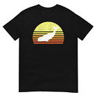 Beluga Whale Shirt Love Marine Mammals Retro Sunset Vintage Tee Unisex T-Shirt