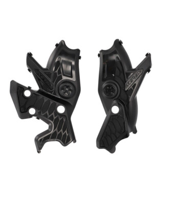 Acerbis Frame Protector X-Grip Guards Black / Black Yamaha Tenere 700 2019-2025