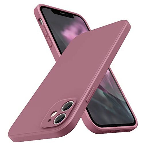 Design for iPhone 11 Case with Camera Protection, Straight Edge Lilac Purple