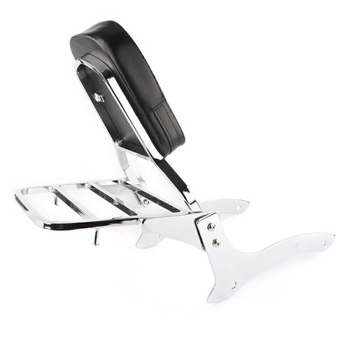 Rückenlehne Sissy Bar Gepäckträger Für Yamaha V-Star XVS 1100 Classic 2000-2011 - Bild 4 von 6