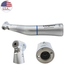 LANJING Dental Fiber Optic Contra Angle Handpiece 1:1 Low Speed Kavo E20L E-Type