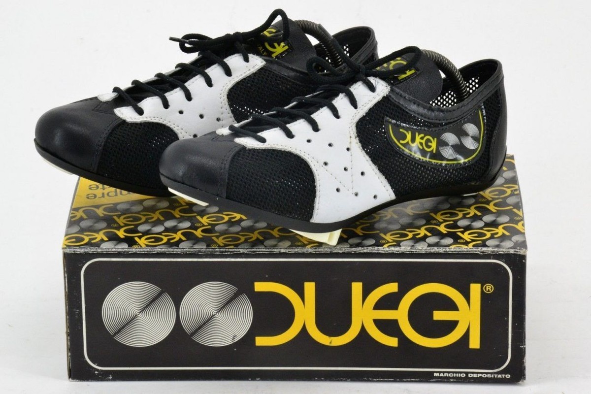 Chaussures De Cyclisme Vintage Duegi - Taille 41 - Modèle Hiver Racing - Italiennes