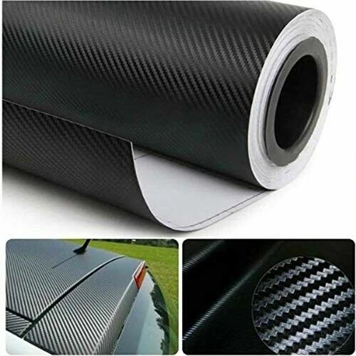 Rollo De Vinilo Fibra Carbono 5D Para Exterior Calificado Automotor Coches Vinil