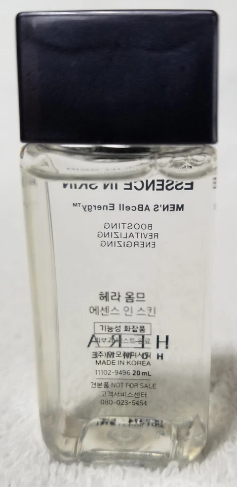 Hera Homme ESSENCE IN SKIN Toner Men's ABcell Energy Boosting Travel 20mL New  - Image 2 of 4