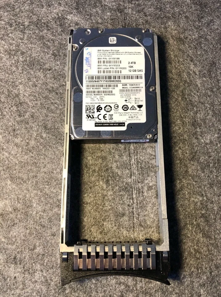 IBM 2078 AC6B 2.4TB 10K 12GB SAS 01YM198 01YM200 01YM203 Hard Drive HDD - Image 3 of 4