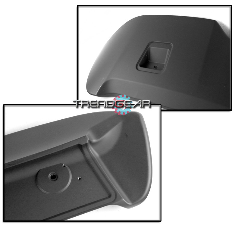 Rear Roof Spoiler For 2007-2011 Honda CR-V | ABS Matte Black Spoiler With 3rd Brake Light