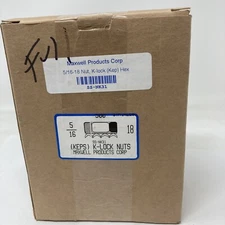 Maxwell 5/16-18 K-Lock Stainless 18 KEPS Hex Nuts(box of 500)