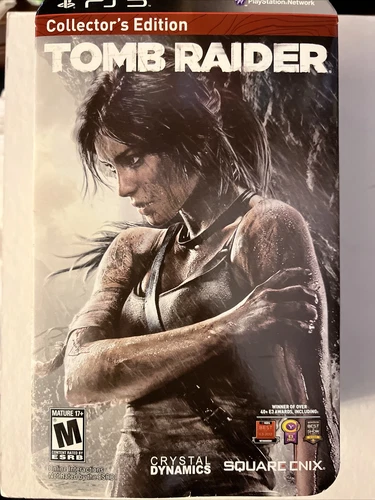 TOMB RAIDER - PS3 Collector's Edition - NO GAME - BROKEN FIGURE - PLUS MORE