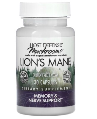 Host Defense Lion's Mane - 30 Capsules Exp11/13/2026 #1613