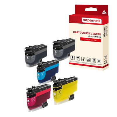 5 Packs compatible cartouche pour Brother LC223 LC 223 pour Brother