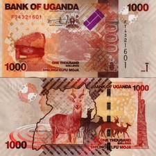 UGANDA - 1000 Shilling 2022 FDS UNC Banknote