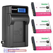 Kastar Battery LCD Wall Charger for Sony NP-FT1 Sony Cyber-shot DSC-L1/B Camera