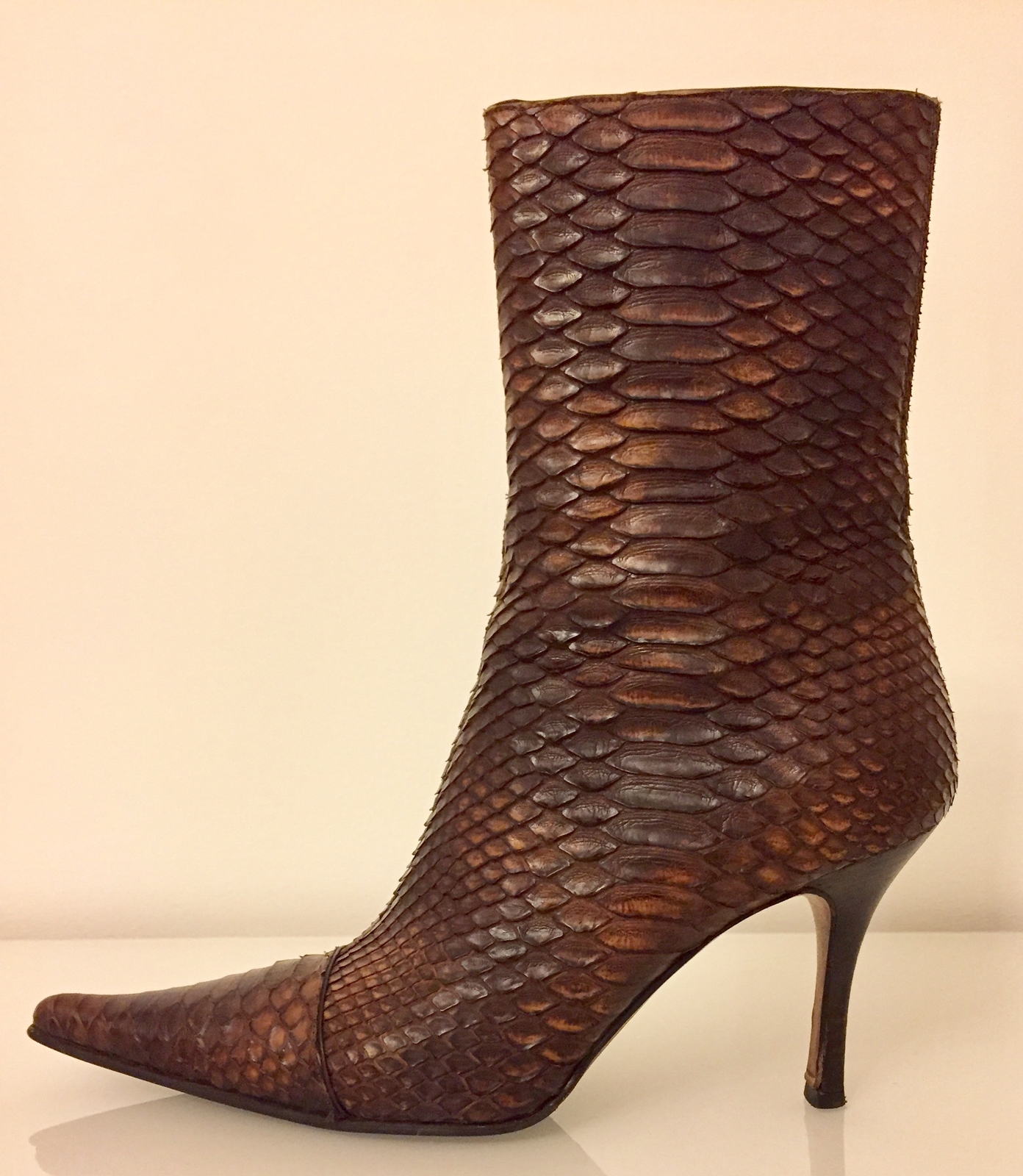 Luciano Padovan Python Braun Stiefel Heels Schuhe Wirklich Größe EU 39 39 EU / US... bcb567 Luciano Padovan Python Braun Stiefel Heels Schuhe Wirklich Größe EU 39 39 EU / US... bcb567