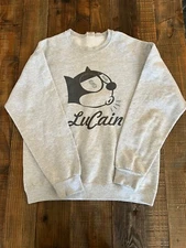 Vintage Lucain Clothing Company Grey Crewneck Sweatshirt K3