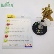 Heroclix Avengers set Vision Ultimates  027 Uncommon figure w/card 