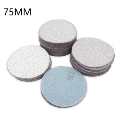 75mm 60-1200 Grit Dry Sanding Discs 3 Inch Hook and Loop Abrasive Sandpaper Pads