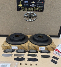 2018-2022 TOYOTA C-HR REAR BRAKE KIT OEM ROTORS TCMC PADS & SHIMS