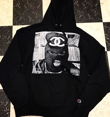 Large Westside Gunn Hitler Wears Hermes 2 Champion Hoodie Large Westside Gunn Hitler Wears Hermes 2 Champion Hoodie