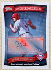 2010 Topps - Peak Performance Autographs Shane Victorino #PPA-SV (AU)