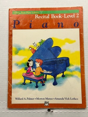 Alfred's Basic Piano Library Recital Book Level 2 Palmer Manus Lethco Alfred