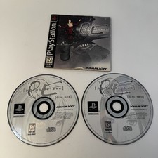 Parasite Eve PS1 Disc 1, 2, & Manual Only No Case Top Scratch Tested w/ Reg Card